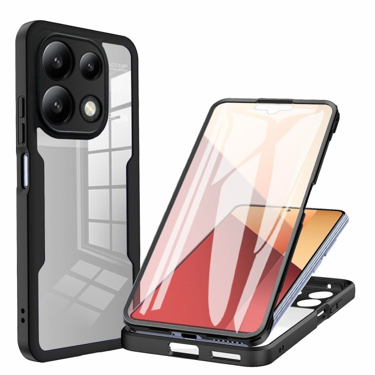 Acrylic + TPU 360 Degrees Full Coverage Phone Case, For Xiaomi Redmi Note 13 Pro 4G, For Xiaomi Redmi Note 13 4G, For Xiaomi Redmi Note 13 5G, For Xiaomi Redmi Note 13 Pro+ 5G, For Xiaomi Redmi Note 13 Pro 5G
