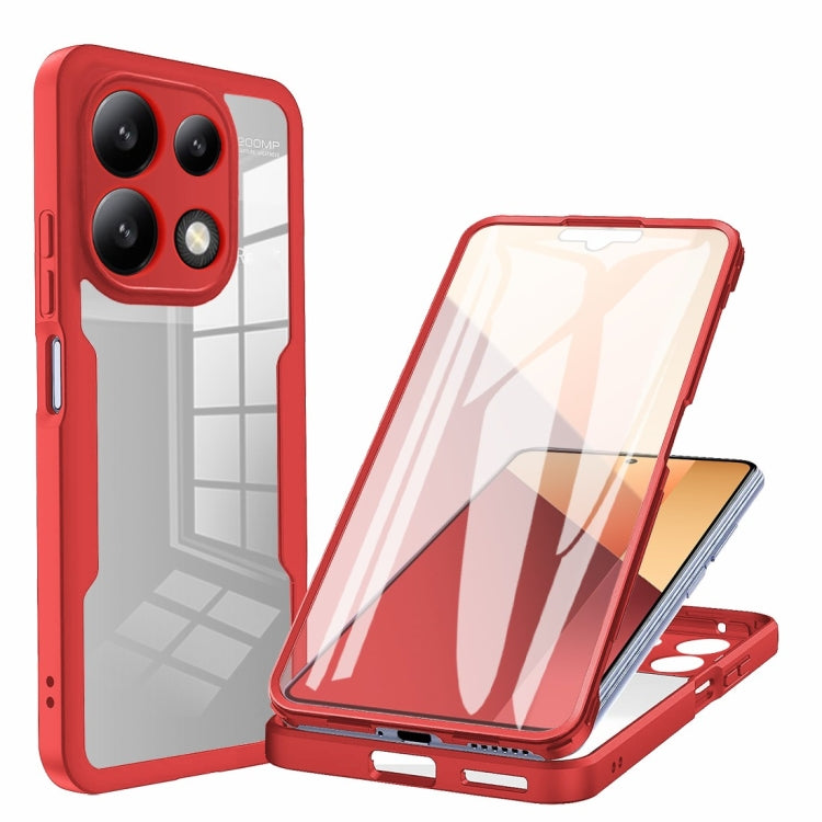 Acrylic + TPU 360 Degrees Full Coverage Phone Case, For Xiaomi Redmi Note 13 Pro 4G, For Xiaomi Redmi Note 13 4G, For Xiaomi Redmi Note 13 5G, For Xiaomi Redmi Note 13 Pro+ 5G, For Xiaomi Redmi Note 13 Pro 5G