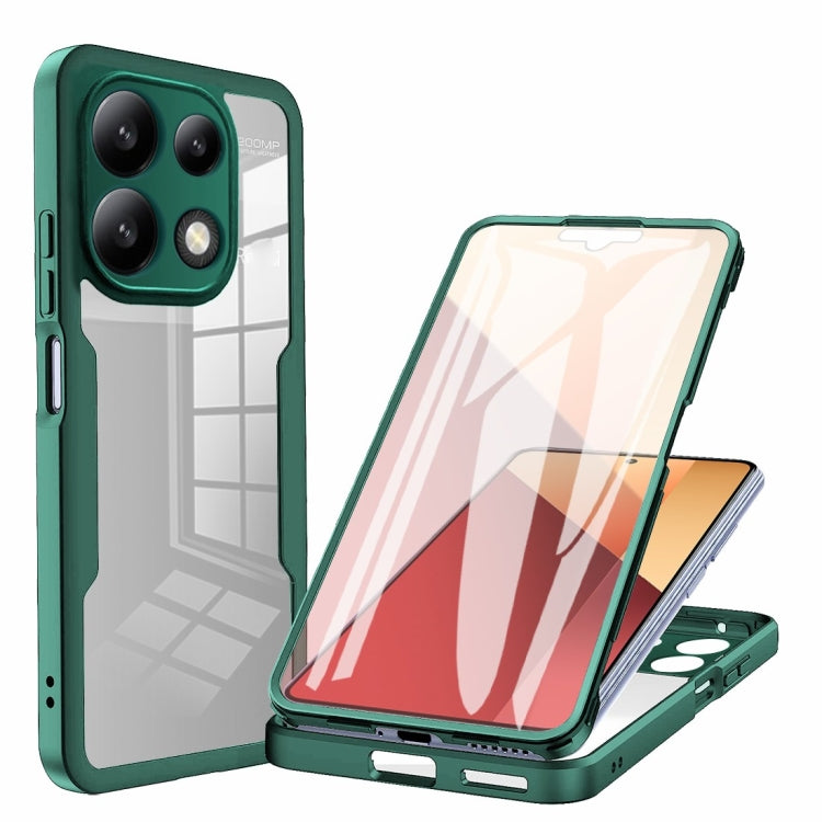 Acrylic + TPU 360 Degrees Full Coverage Phone Case, For Xiaomi Redmi Note 13 Pro 4G, For Xiaomi Redmi Note 13 4G, For Xiaomi Redmi Note 13 5G, For Xiaomi Redmi Note 13 Pro+ 5G, For Xiaomi Redmi Note 13 Pro 5G