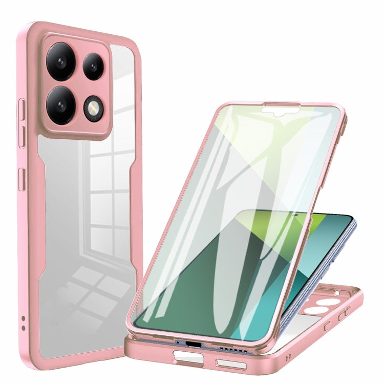 Acrylic + TPU 360 Degrees Full Coverage Phone Case, For Xiaomi Redmi Note 13 Pro 4G, For Xiaomi Redmi Note 13 4G, For Xiaomi Redmi Note 13 5G, For Xiaomi Redmi Note 13 Pro+ 5G, For Xiaomi Redmi Note 13 Pro 5G