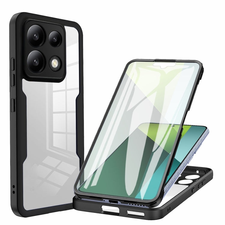 Acrylic + TPU 360 Degrees Full Coverage Phone Case, For Xiaomi Redmi Note 13 Pro 4G, For Xiaomi Redmi Note 13 4G, For Xiaomi Redmi Note 13 5G, For Xiaomi Redmi Note 13 Pro+ 5G, For Xiaomi Redmi Note 13 Pro 5G