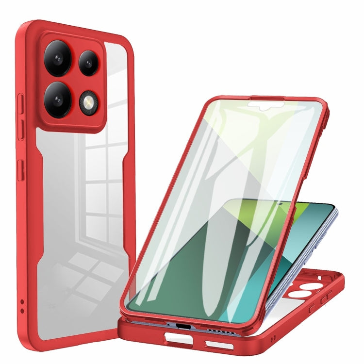 Acrylic + TPU 360 Degrees Full Coverage Phone Case, For Xiaomi Redmi Note 13 Pro 4G, For Xiaomi Redmi Note 13 4G, For Xiaomi Redmi Note 13 5G, For Xiaomi Redmi Note 13 Pro+ 5G, For Xiaomi Redmi Note 13 Pro 5G