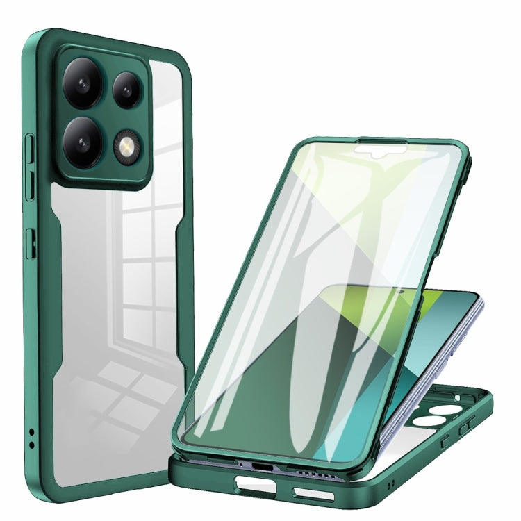 Acrylic + TPU 360 Degrees Full Coverage Phone Case, For Xiaomi Redmi Note 13 Pro 4G, For Xiaomi Redmi Note 13 4G, For Xiaomi Redmi Note 13 5G, For Xiaomi Redmi Note 13 Pro+ 5G, For Xiaomi Redmi Note 13 Pro 5G