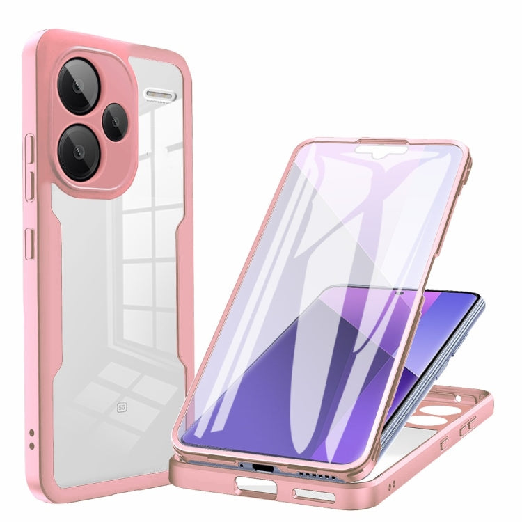 Acrylic + TPU 360 Degrees Full Coverage Phone Case, For Xiaomi Redmi Note 13 Pro 4G, For Xiaomi Redmi Note 13 4G, For Xiaomi Redmi Note 13 5G, For Xiaomi Redmi Note 13 Pro+ 5G, For Xiaomi Redmi Note 13 Pro 5G