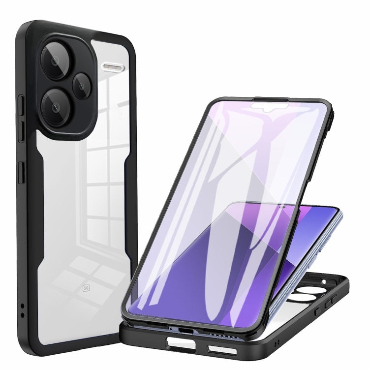 Acrylic + TPU 360 Degrees Full Coverage Phone Case, For Xiaomi Redmi Note 13 Pro 4G, For Xiaomi Redmi Note 13 4G, For Xiaomi Redmi Note 13 5G, For Xiaomi Redmi Note 13 Pro+ 5G, For Xiaomi Redmi Note 13 Pro 5G