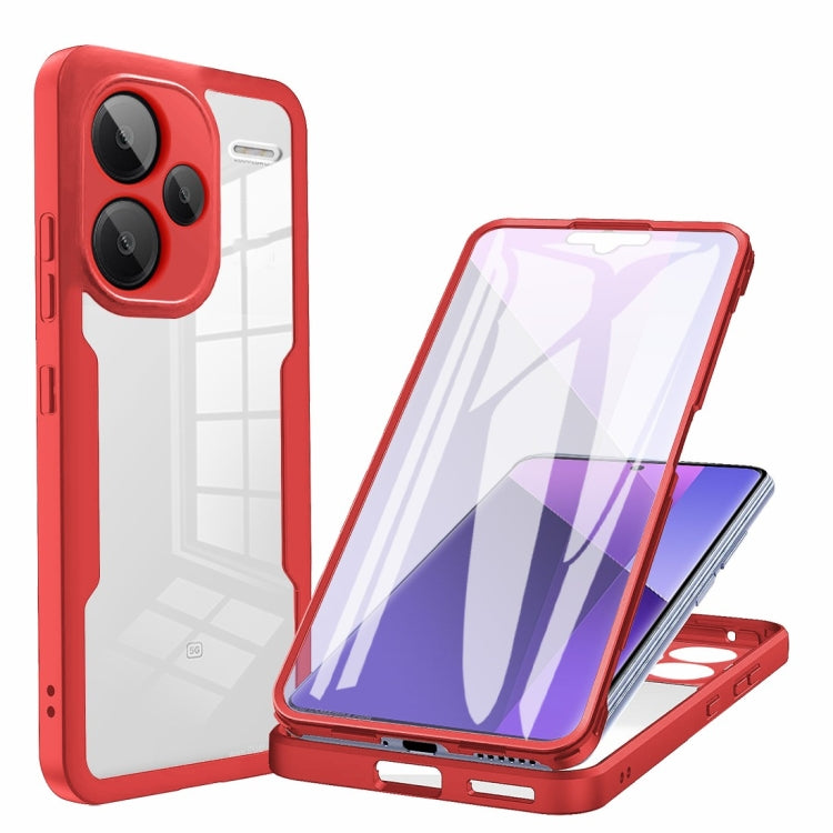 Acrylic + TPU 360 Degrees Full Coverage Phone Case, For Xiaomi Redmi Note 13 Pro 4G, For Xiaomi Redmi Note 13 4G, For Xiaomi Redmi Note 13 5G, For Xiaomi Redmi Note 13 Pro+ 5G, For Xiaomi Redmi Note 13 Pro 5G
