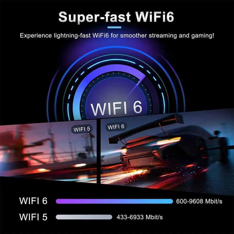 LEMFO DQ10 Allwinner H618 Quad Core ARM Cortex A53 8K HD Android TV Stick, 2GB+16GB