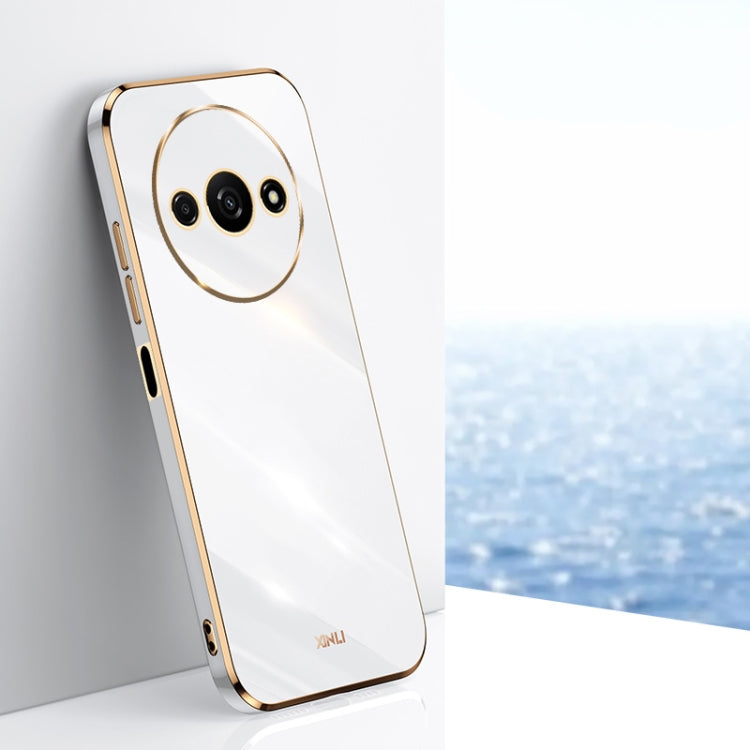 XINLI Straight Edge 6D Electroplate TPU Phone Case, For Xiaomi Civi 4 Pro, For Xiaomi Redmi A3, For Xiaomi 14 Ultra 5G