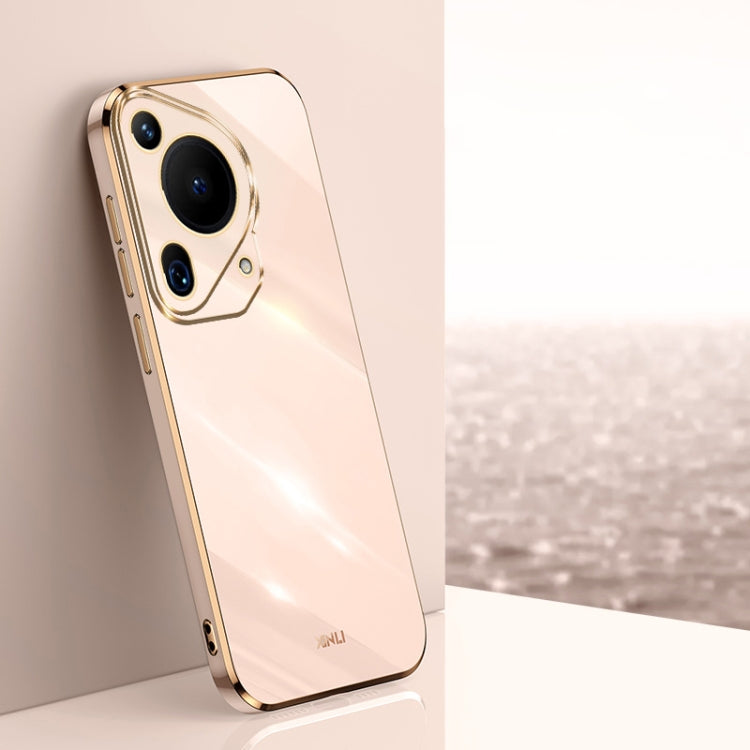 XINLI Straight 6D Plating Gold Edge TPU Phone Case, For Huawei Mate 70 Pro / 70 Pro+, For Huawei Mate 70, For Huawei Nova 13 Pro, For Huawei Pura 70 Ultra, For Huawei Nova 12 SE, For Huawei Pura 70 Pro / Pura 70 Pro+
