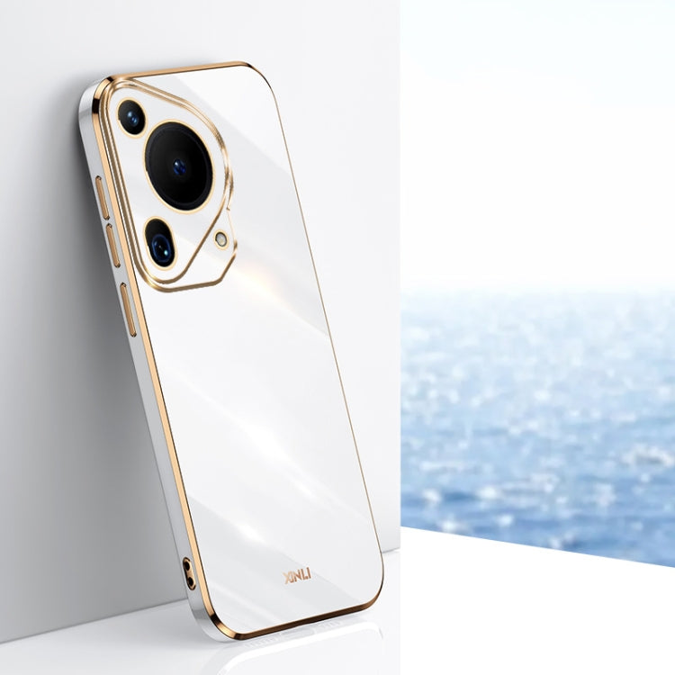 XINLI Straight 6D Plating Gold Edge TPU Phone Case, For Huawei Mate 70 Pro / 70 Pro+, For Huawei Mate 70, For Huawei Nova 13 Pro, For Huawei Pura 70 Ultra, For Huawei Nova 12 SE, For Huawei Pura 70 Pro / Pura 70 Pro+