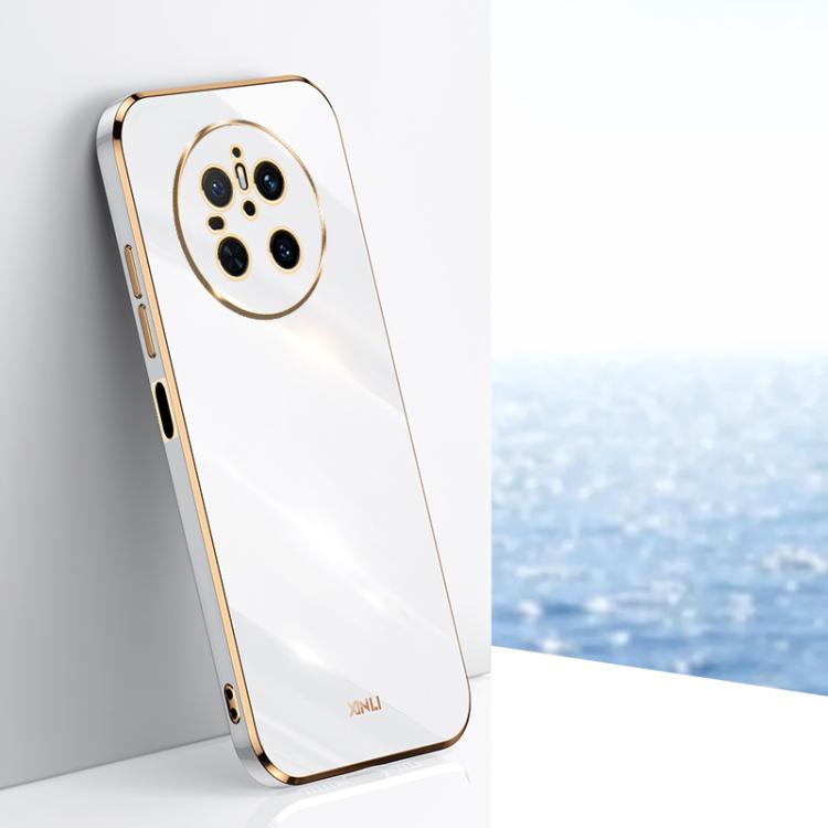 XINLI Straight 6D Plating Gold Edge TPU Phone Case, For Huawei Mate 70 Pro / 70 Pro+, For Huawei Mate 70, For Huawei Nova 13 Pro, For Huawei Pura 70 Ultra, For Huawei Nova 12 SE, For Huawei Pura 70 Pro / Pura 70 Pro+