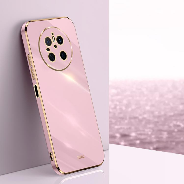 XINLI Straight 6D Plating Gold Edge TPU Phone Case, For Huawei Mate 70 Pro / 70 Pro+, For Huawei Mate 70, For Huawei Nova 13 Pro, For Huawei Pura 70 Ultra, For Huawei Nova 12 SE, For Huawei Pura 70 Pro / Pura 70 Pro+