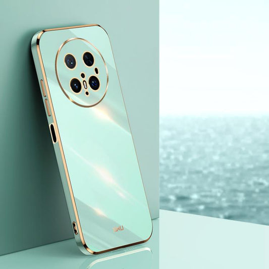 XINLI Straight 6D Plating Gold Edge TPU Phone Case, For Huawei Mate 70 Pro / 70 Pro+, For Huawei Mate 70, For Huawei Nova 13 Pro, For Huawei Pura 70 Ultra, For Huawei Nova 12 SE, For Huawei Pura 70 Pro / Pura 70 Pro+