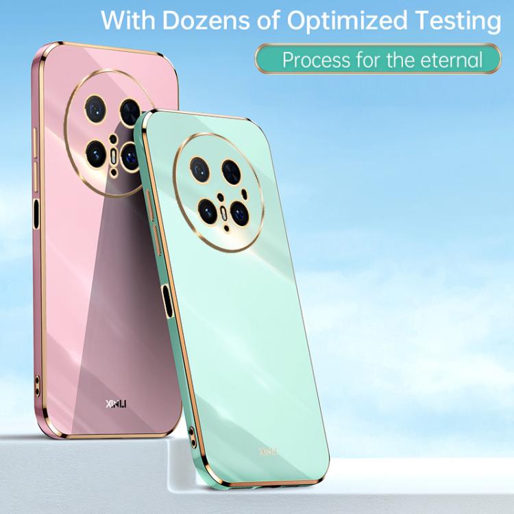 XINLI Straight 6D Plating Gold Edge TPU Phone Case, For Huawei Mate 70 Pro / 70 Pro+, For Huawei Mate 70, For Huawei Nova 13 Pro, For Huawei Pura 70 Ultra, For Huawei Nova 12 SE, For Huawei Pura 70 Pro / Pura 70 Pro+