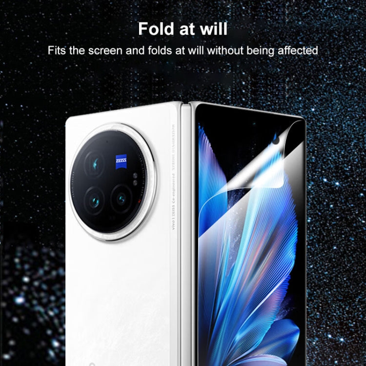 Outside + Back Screen Protector Explosion-proof Hydrogel Film, For vivo X Fold3 Pro, For vivo X Fold3