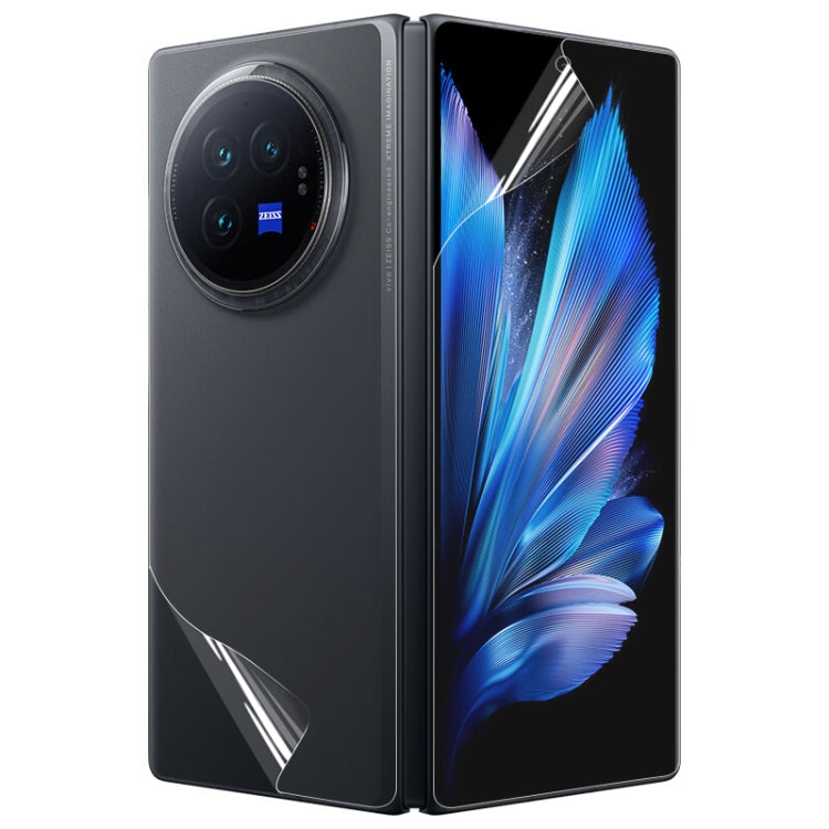 Outside + Back Screen Protector Explosion-proof Hydrogel Film, For vivo X Fold3 Pro, For vivo X Fold3