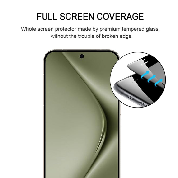Edge Glue 9H HD 3D Curved Edge Tempered Glass Film, For Huawei Pura 70 Ultra, For Huawei Pura 70 Pro / 70 Pro+