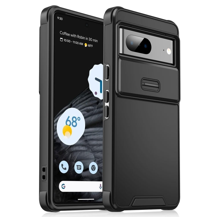 Sliding Camshield TPU + PC Phone Case, For Google Pixel 9a, For Google Pixel 9 Pro XL, For Google Pixel 9 / 9 Pro, For Google Pixel 8a, For Google Pixel 8 Pro, For Google Pixel 7 Pro, For Google Pixel 7, For Google Pixel 6a