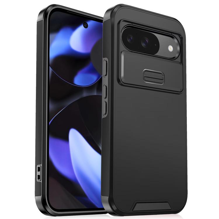 Sliding Camshield TPU + PC Phone Case, For Google Pixel 9a, For Google Pixel 9 Pro XL, For Google Pixel 9 / 9 Pro, For Google Pixel 8a, For Google Pixel 8 Pro, For Google Pixel 7 Pro, For Google Pixel 7, For Google Pixel 6a