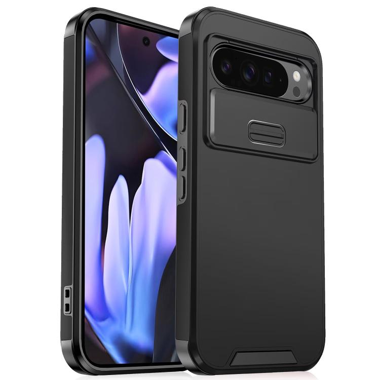 Sliding Camshield TPU + PC Phone Case, For Google Pixel 9a, For Google Pixel 9 Pro XL, For Google Pixel 9 / 9 Pro, For Google Pixel 8a, For Google Pixel 8 Pro, For Google Pixel 7 Pro, For Google Pixel 7, For Google Pixel 6a
