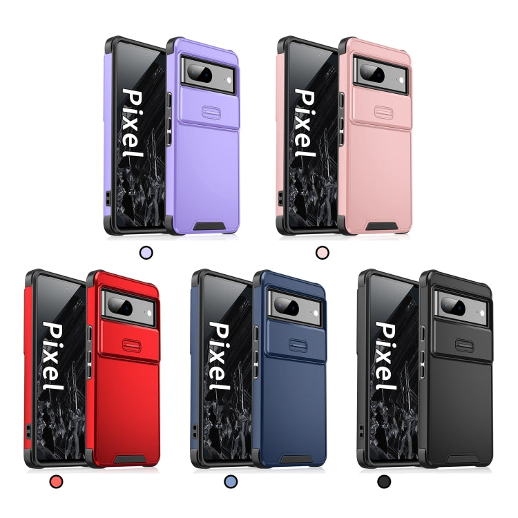 Sliding Camshield TPU + PC Phone Case, For Google Pixel 9a, For Google Pixel 9 Pro XL, For Google Pixel 9 / 9 Pro, For Google Pixel 8a, For Google Pixel 8 Pro, For Google Pixel 7 Pro, For Google Pixel 7, For Google Pixel 6a