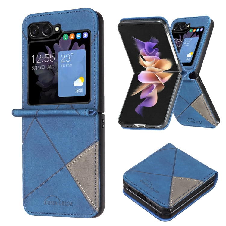 Rhombus Texture PU + PC Shockproof Phone Case, For Galaxy Z Flip8 5G, For Samsung Galaxy Z Flip7 FE / Flip6, For Samsung Galaxy Z Flip7, For Samsung Galaxy Z Flip5