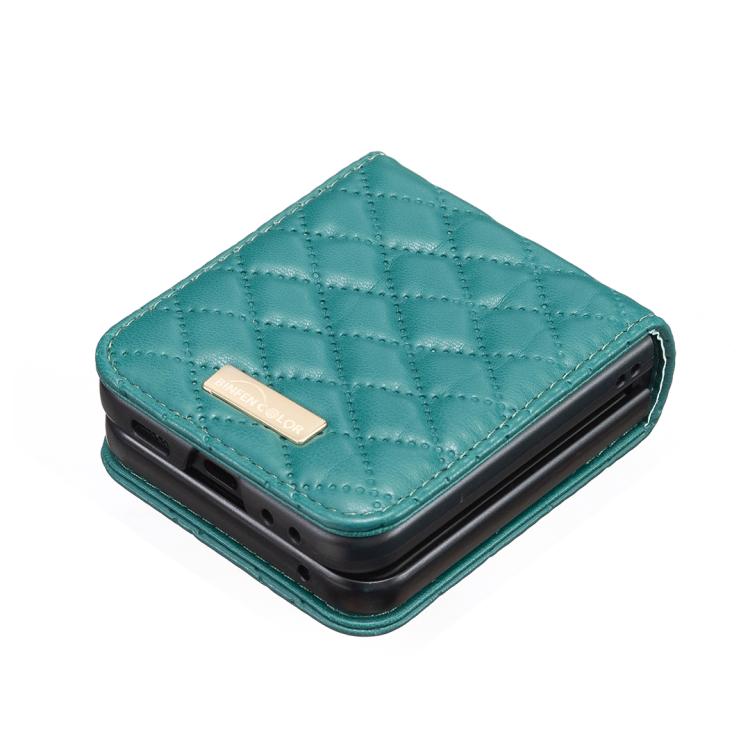 Diamond Lattice PU + PC Shockproof Phone Case, For Galaxy Z Flip8 5G, For Samsung Galaxy Z Flip7 FE / Flip6, For Samsung Galaxy Z Flip7, For Samsung Galaxy Z Flip5