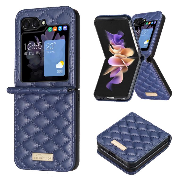Diamond Lattice PU + PC Shockproof Phone Case, For Galaxy Z Flip8 5G, For Samsung Galaxy Z Flip7 FE / Flip6, For Samsung Galaxy Z Flip7, For Samsung Galaxy Z Flip5