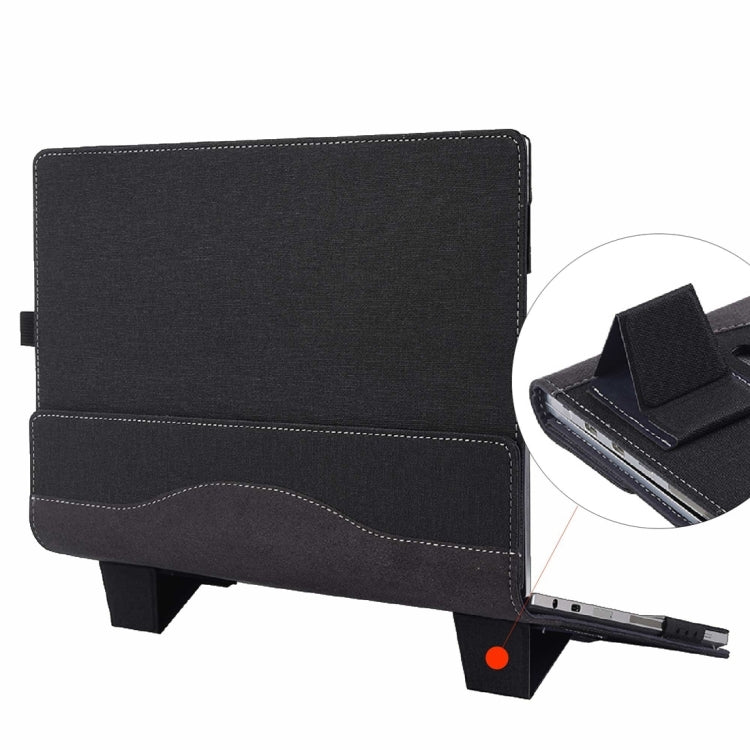Cloth Texture Laptop Leather Case With Stand Function, For Microsoft Surface Book 3 / 2 / 1 13.5 inch, For Microsoft Surface Book 3 / 2 15 inch, For Microsoft Surface Laptop 6 15 inch, For Microsoft Surface Laptop 6 13.5 inch