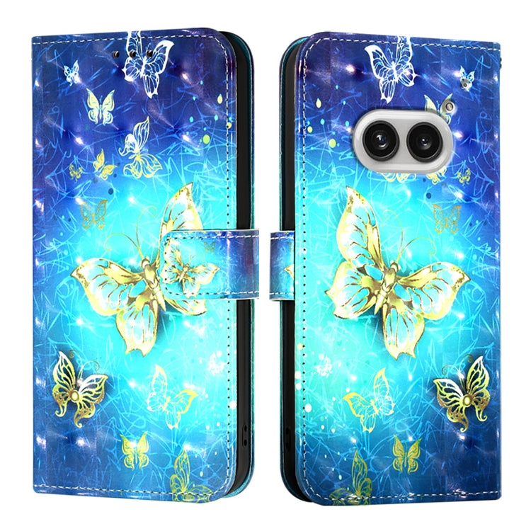 3D Painting Horizontal Flip Leather Phone Case, For Nothing Phone 4a Pro, For Nothing Phone 4a, For Nothing CMF Phone 1, For Nothing Phone 2a