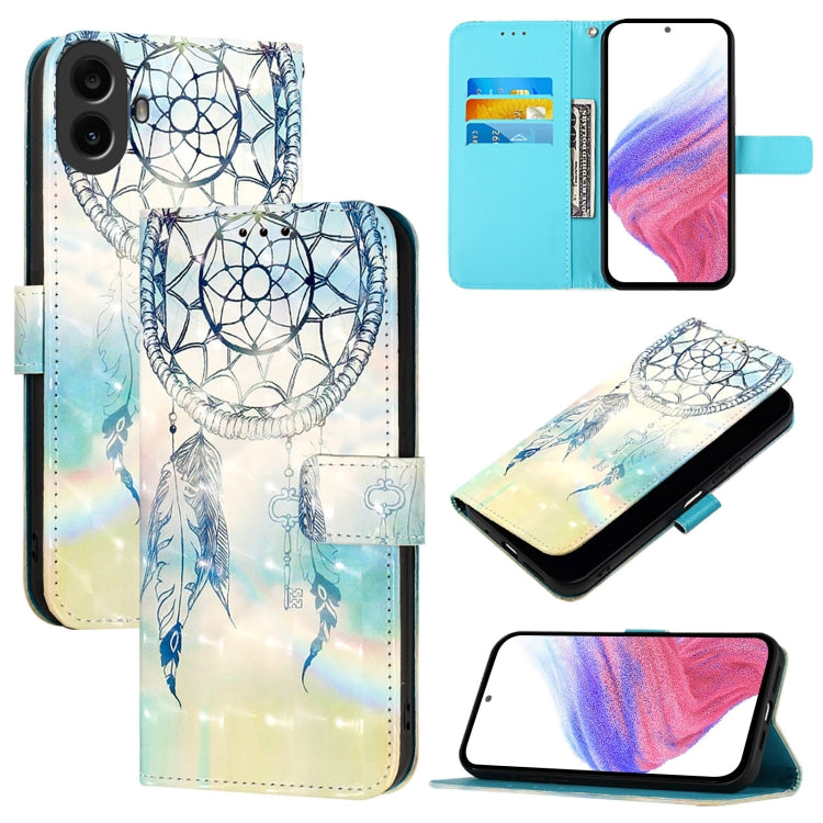3D Painting Horizontal Flip Leather Phone Case, For Nothing Phone 4a Pro, For Nothing Phone 4a, For Nothing CMF Phone 1, For Nothing Phone 2a