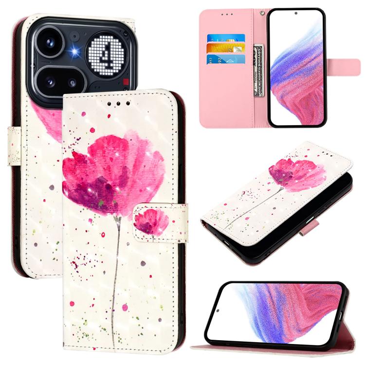 3D Painting Horizontal Flip Leather Phone Case, For Nothing Phone 4a Pro, For Nothing Phone 4a, For Nothing CMF Phone 1, For Nothing Phone 2a