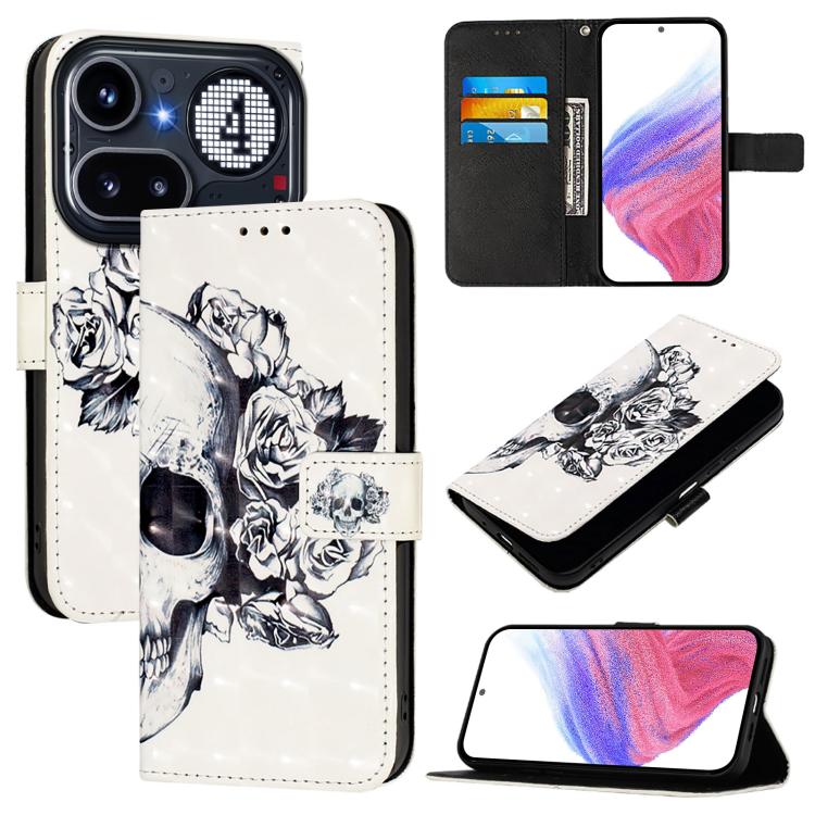 3D Painting Horizontal Flip Leather Phone Case, For Nothing Phone 4a Pro, For Nothing Phone 4a, For Nothing CMF Phone 1, For Nothing Phone 2a