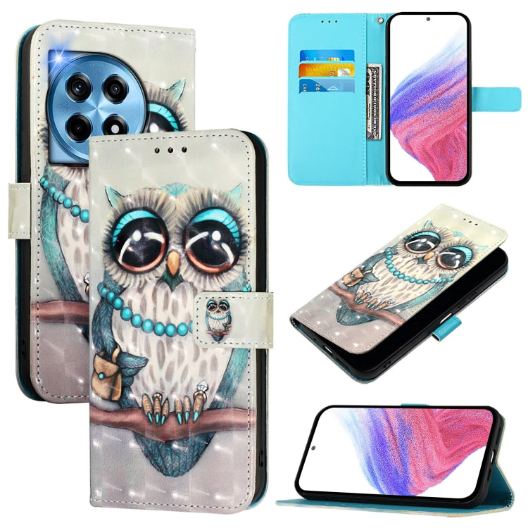 3D Painting Horizontal Flip Leather Phone Case, For OnePlus Nord CE4, For OnePlus 12R 5G Global, For OnePlus 12 5G Global, For OnePlus Nord N10 5G