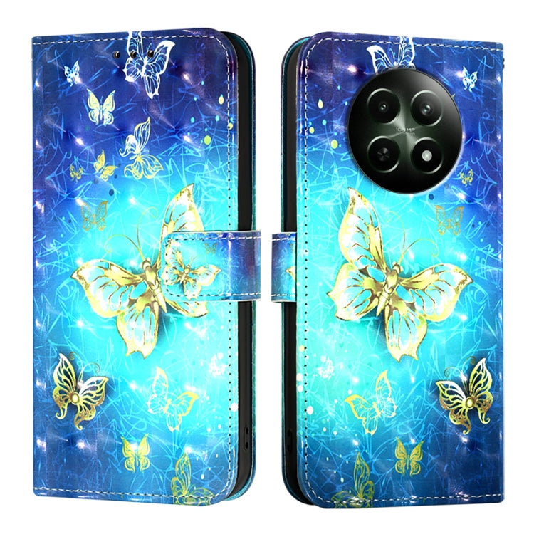 3D Painting Horizontal Flip Leather Phone Case, For Realme GT 6 5G Global / GT 6T 5G Global, For Realme 12+ / Narzo 70 Pro 5G India, For Realme 12 5G Global, For Realme Note 50 / C51 / C53 / Narzo N53, For Realme 12 Pro / Realme 12 Pro+                ...