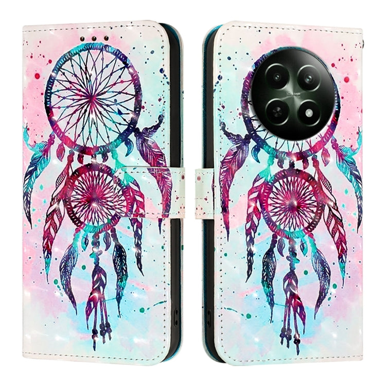 3D Painting Horizontal Flip Leather Phone Case, For Realme GT 6 5G Global / GT 6T 5G Global, For Realme 12+ / Narzo 70 Pro 5G India, For Realme 12 5G Global, For Realme Note 50 / C51 / C53 / Narzo N53, For Realme 12 Pro / Realme 12 Pro+                ...