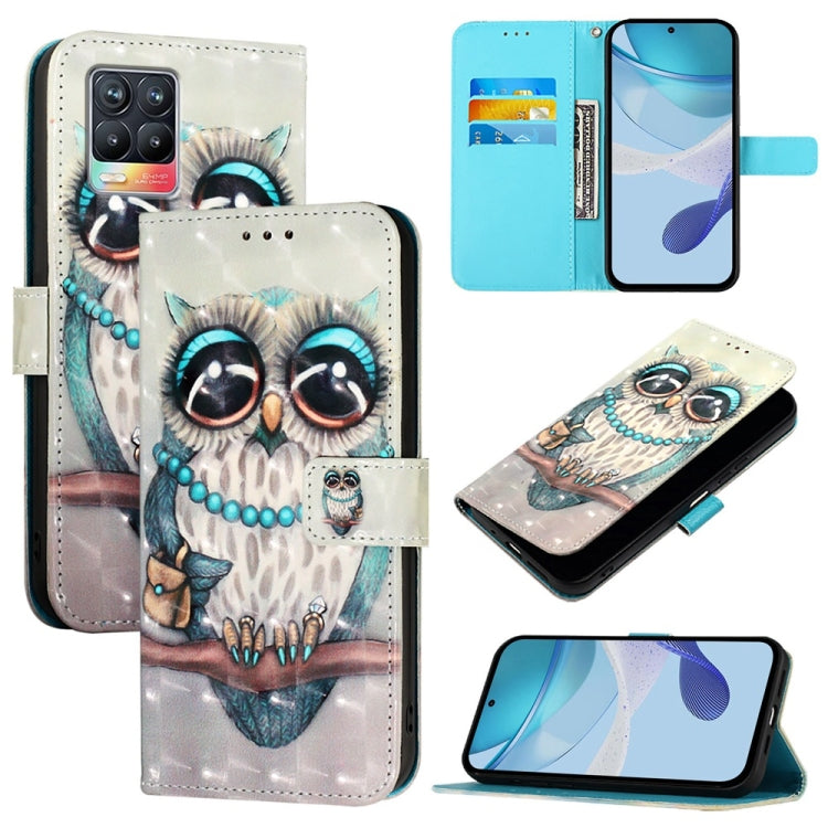 3D Painting Horizontal Flip Leather Phone Case, For Realme C20 / C11 2021 / C21, For Realme C21Y, For Realme C25 / C25s / C15 / C12 / 7i Global, For Realme 8 4G / 8 Pro 4G, For Realme GT 5G / GT Neo 5G, For Realme C17 / 7i