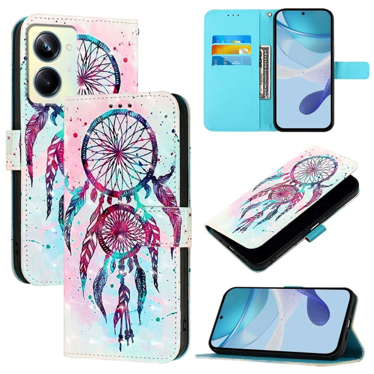 3D Painting Horizontal Flip Leather Phone Case, For Realme C33 2022 / C33 2023 Global, For Realme 10T / 10s / 9i 5G India, For Realme GT3 / GT Neo 5 240W, For Realme 10 Pro 5G, For Realme 10 Pro+ 5G, For Realme 10 4G Global