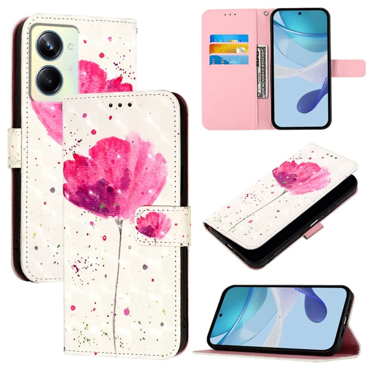 3D Painting Horizontal Flip Leather Phone Case, For Realme C33 2022 / C33 2023 Global, For Realme 10T / 10s / 9i 5G India, For Realme GT3 / GT Neo 5 240W, For Realme 10 Pro 5G, For Realme 10 Pro+ 5G, For Realme 10 4G Global