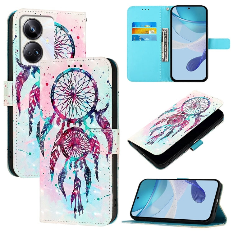 3D Painting Horizontal Flip Leather Phone Case, For Realme C33 2022 / C33 2023 Global, For Realme 10T / 10s / 9i 5G India, For Realme GT3 / GT Neo 5 240W, For Realme 10 Pro 5G, For Realme 10 Pro+ 5G, For Realme 10 4G Global