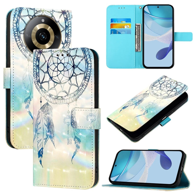 3D Painting Horizontal Flip Leather Phone Case, For Realme 11 5G Global / 11x 5G, For Realme 11 4G Global, For Realme GT5 / GT5 240W, For Realme Narzo 60 Pro Global, For Realme C65 4G Global, For Realme C55 4G Global / Narzo N55
