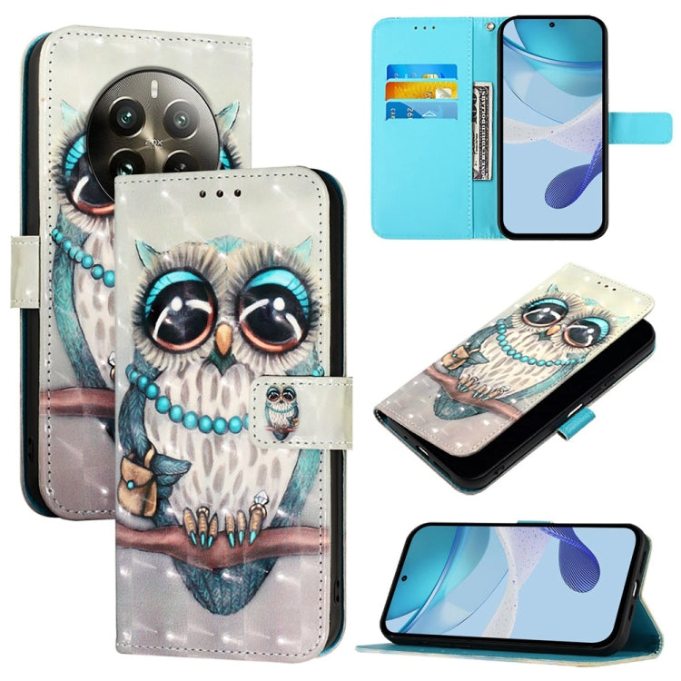 3D Painting Horizontal Flip Leather Phone Case, For Realme GT 6 5G Global / GT 6T 5G Global, For Realme 12+ / Narzo 70 Pro 5G India, For Realme 12 5G Global, For Realme Note 50 / C51 / C53 / Narzo N53, For Realme 12 Pro / Realme 12 Pro+                ...