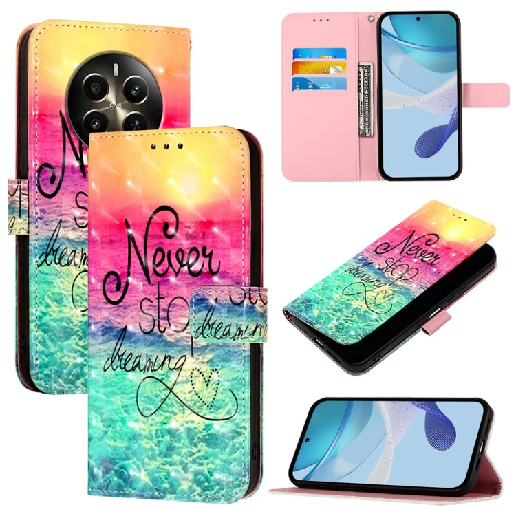 3D Painting Horizontal Flip Leather Phone Case, For Realme GT 6 5G Global / GT 6T 5G Global, For Realme 12+ / Narzo 70 Pro 5G India, For Realme 12 5G Global, For Realme Note 50 / C51 / C53 / Narzo N53, For Realme 12 Pro / Realme 12 Pro+                ...
