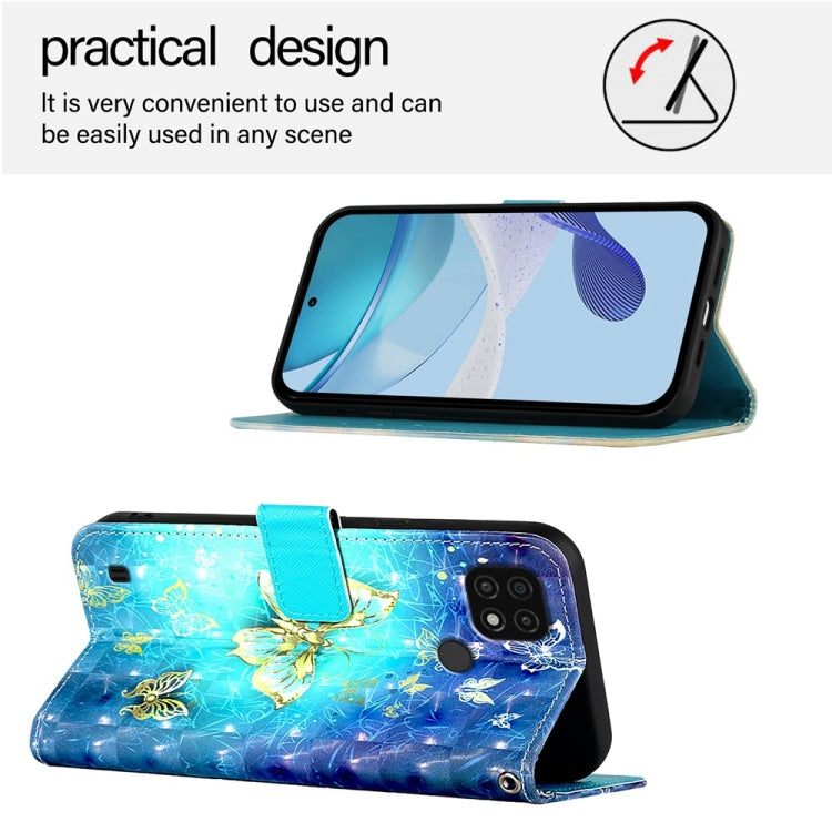 3D Painting Horizontal Flip Leather Phone Case, For Realme C20 / C11 2021 / C21, For Realme C21Y, For Realme C25 / C25s / C15 / C12 / 7i Global, For Realme 8 4G / 8 Pro 4G, For Realme GT 5G / GT Neo 5G, For Realme C17 / 7i