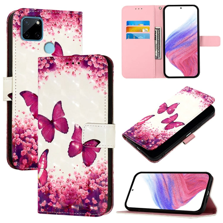 3D Painting Horizontal Flip Leather Phone Case, For Realme C20 / C11 2021 / C21, For Realme C21Y, For Realme C25 / C25s / C15 / C12 / 7i Global, For Realme 8 4G / 8 Pro 4G, For Realme GT 5G / GT Neo 5G, For Realme C17 / 7i
