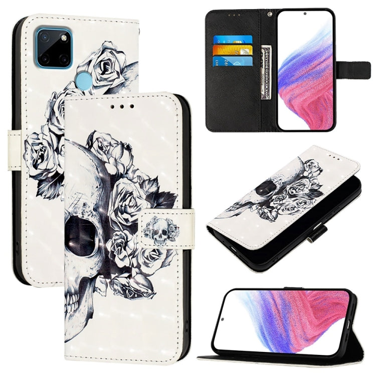 3D Painting Horizontal Flip Leather Phone Case, For Realme C20 / C11 2021 / C21, For Realme C21Y, For Realme C25 / C25s / C15 / C12 / 7i Global, For Realme 8 4G / 8 Pro 4G, For Realme GT 5G / GT Neo 5G, For Realme C17 / 7i