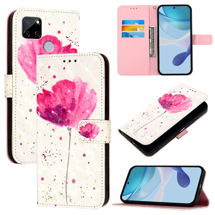 3D Painting Horizontal Flip Leather Phone Case, For Realme C20 / C11 2021 / C21, For Realme C21Y, For Realme C25 / C25s / C15 / C12 / 7i Global, For Realme 8 4G / 8 Pro 4G, For Realme GT 5G / GT Neo 5G, For Realme C17 / 7i