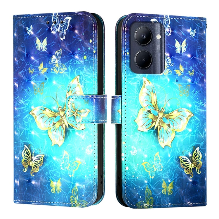 3D Painting Horizontal Flip Leather Phone Case, For Realme C33 2022 / C33 2023 Global, For Realme 10T / 10s / 9i 5G India, For Realme GT3 / GT Neo 5 240W, For Realme 10 Pro 5G, For Realme 10 Pro+ 5G, For Realme 10 4G Global