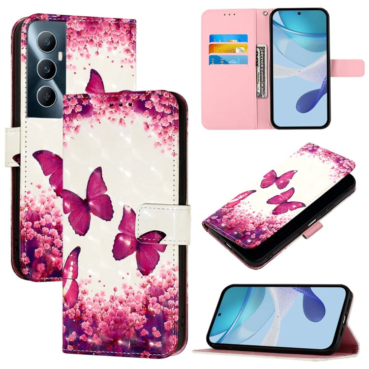 3D Painting Horizontal Flip Leather Phone Case, For Realme 11 5G Global / 11x 5G, For Realme 11 4G Global, For Realme GT5 / GT5 240W, For Realme Narzo 60 Pro Global, For Realme C65 4G Global, For Realme C55 4G Global / Narzo N55