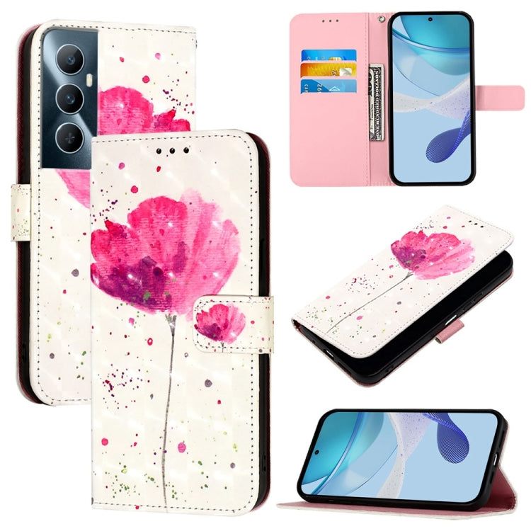 3D Painting Horizontal Flip Leather Phone Case, For Realme 11 5G Global / 11x 5G, For Realme 11 4G Global, For Realme GT5 / GT5 240W, For Realme Narzo 60 Pro Global, For Realme C65 4G Global, For Realme C55 4G Global / Narzo N55